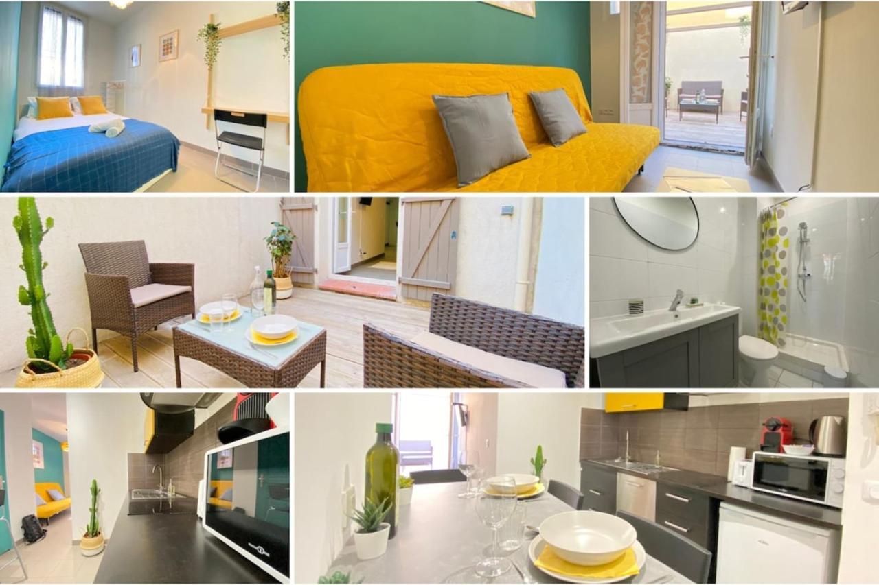 Happyhome Terrasse En Ville Fastwifi Netflix Marseille Kültér fotó