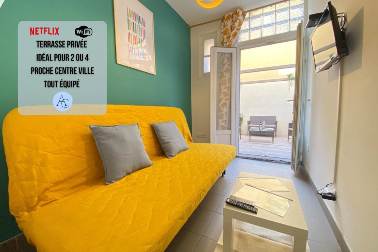 Happyhome Terrasse En Ville Fastwifi Netflix Marseille Kültér fotó